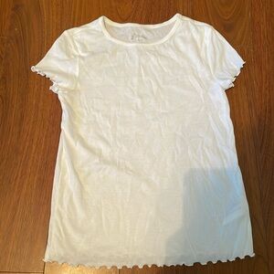 Scalloped Edge Tee
